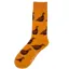 ShuttleSocks Adult Standing Grouse Socks - Orange